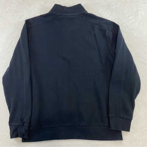 Greg Norman 1/4 Zip Pullover Sweater Long Sleeve Black Size Medium - Picture 6 of 10